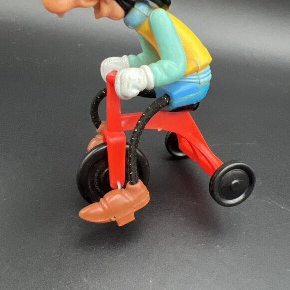 Vintage 1977 Walt Disney Productions Goofy on Tricycle that Pedals Toy Figure 5" - Picture 8 of 16